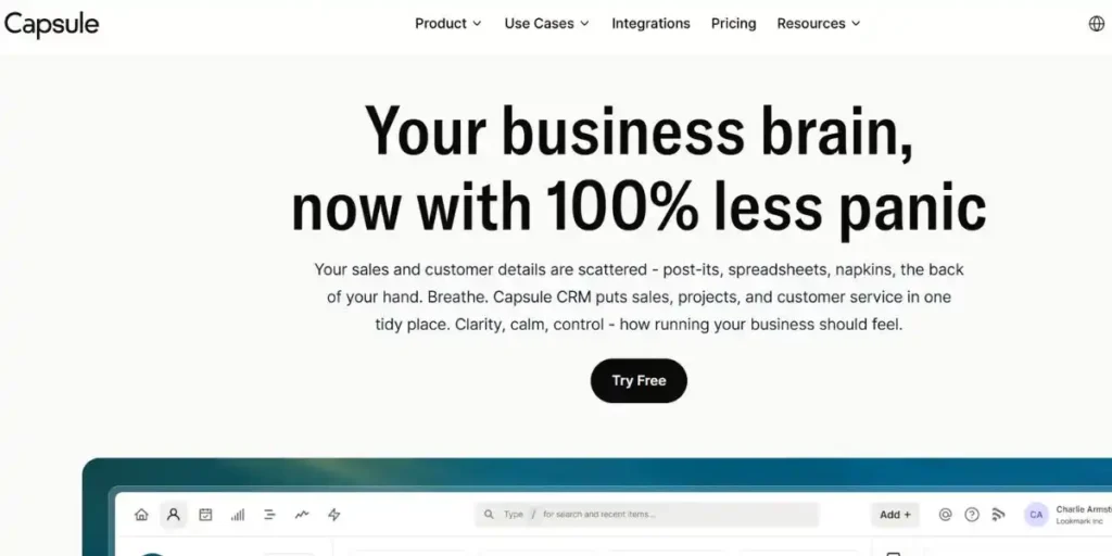 Capsule CRM - Salesforce Alternatives for Small Business