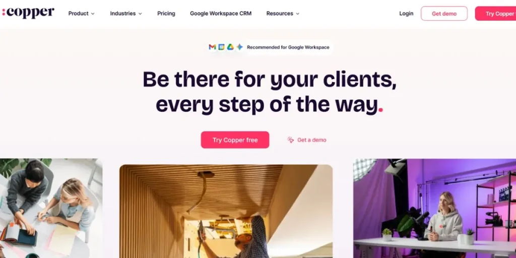 Copper - Salesforce Alternatives for Small Business