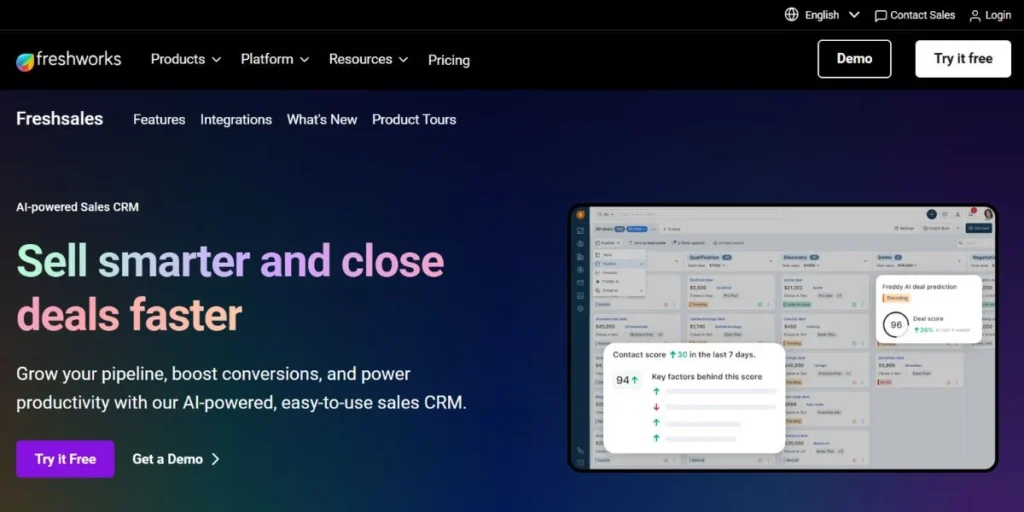 Freshworks CRM - Salesforce Alternatives for Small Business