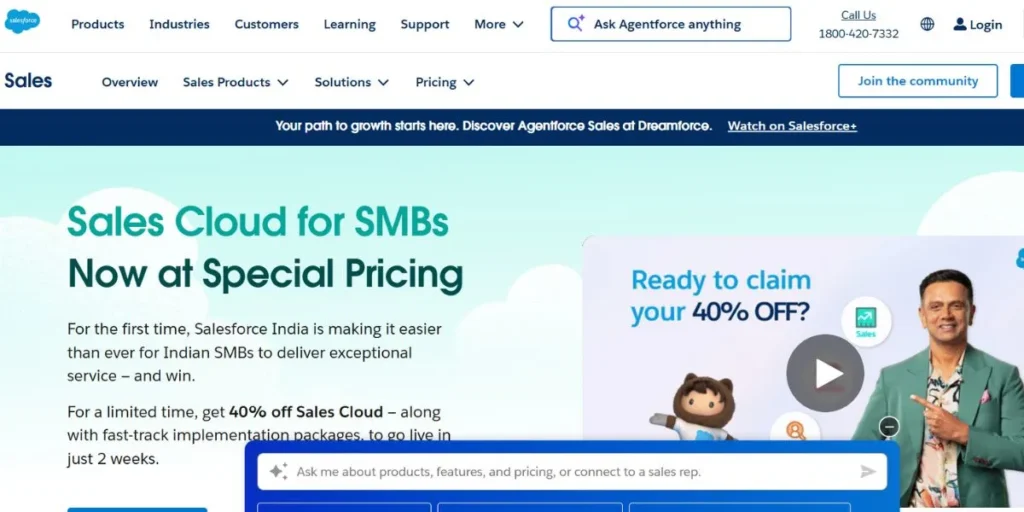 Salesforce Sales Cloud - AI Tools for Lead Generation