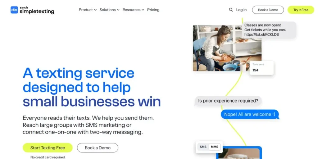 SimpleTexting - AI Tools for Lead Generation